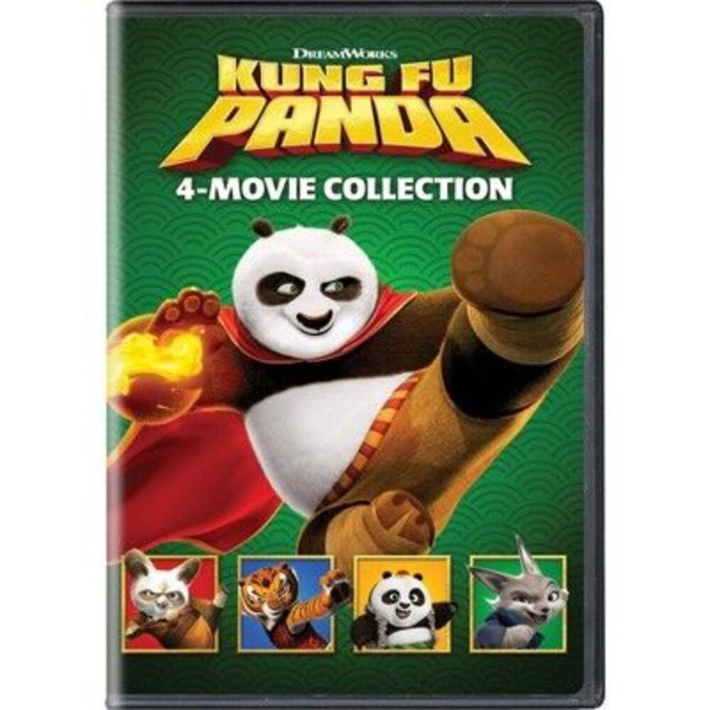 Universal Home Video - Kung Fu Panda 4-Film Collection (DVD) Green